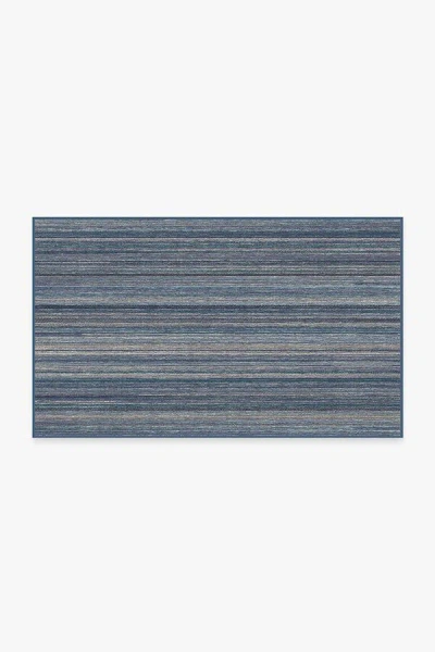 Ruggable Multi Stripe Blue Flatwoven Rug