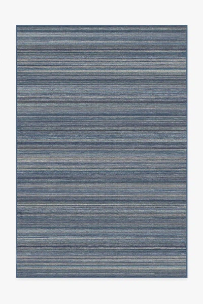 Ruggable Multi Stripe Blue Flatwoven Rug