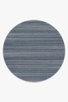 Ruggable Multi Stripe Blue Flatwoven Rug In Blue