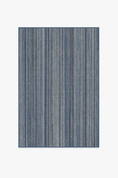 Ruggable Multi Stripe Blue Flatwoven Rug