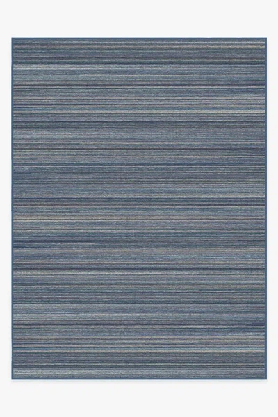 Ruggable Multi Stripe Blue Flatwoven Rug