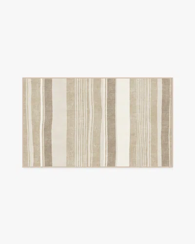 Ruggable Naia Neutral Flatwoven Rug In Black
