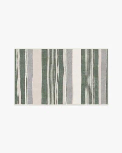 Ruggable Naia Olive Flatwoven Rug In Black