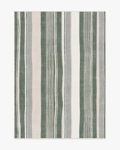Ruggable Naia Olive Flatwoven Rug In Black
