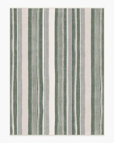 Ruggable Naia Olive Flatwoven Rug In Black