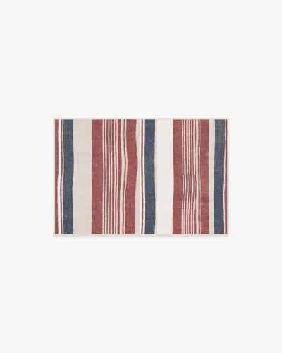 Ruggable Naia Red Flatwoven Rug In Animal Print