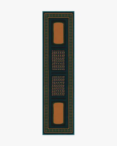 Ruggable Nerissa Teal & Gold Flatwoven Rug By Architectural Digest In Multi
