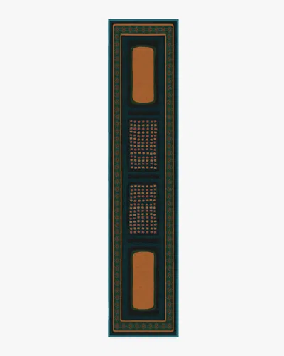 Ruggable Nerissa Teal & Gold Flatwoven Rug By Architectural Digest In Multi