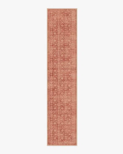 Ruggable Neve Terracotta Flatwoven Rug In Pink