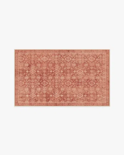 Ruggable Neve Terracotta Flatwoven Rug In Brown