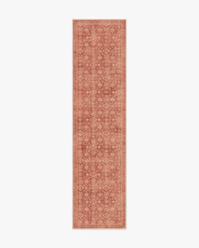 Ruggable Neve Terracotta Flatwoven Rug In Red