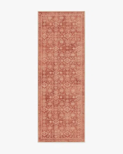 Ruggable Neve Terracotta Flatwoven Rug In Pink