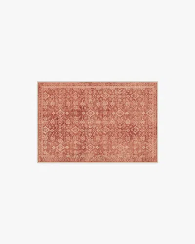 Ruggable Neve Terracotta Flatwoven Rug In Pink