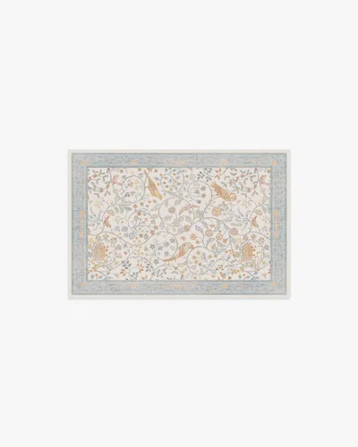 Ruggable Newill Ivory & Blue Flatwoven Rug By Morris & Co. In Multi