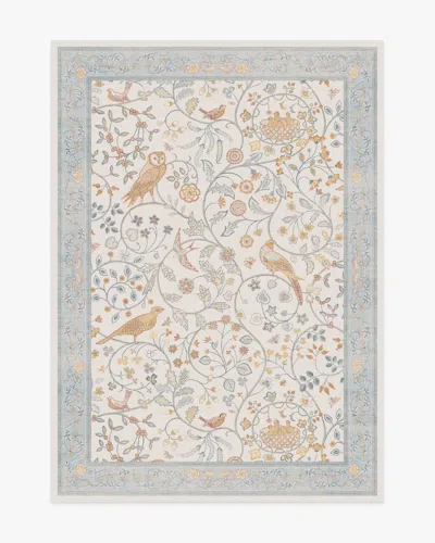 Ruggable Newill Ivory & Blue Flatwoven Rug By Morris & Co.