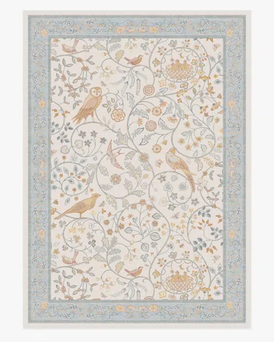 Ruggable Newill Ivory & Blue Flatwoven Rug By Morris & Co.