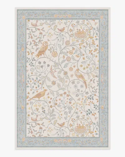 Ruggable Newill Ivory & Blue Flatwoven Rug By Morris & Co.