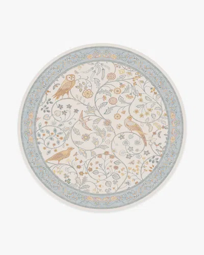 Ruggable Newill Ivory & Blue Flatwoven Rug By Morris & Co. In Multi