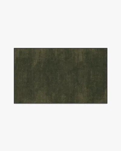 Ruggable Nico Solid Olive Flatwoven Rug In Gray