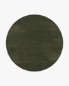 Ruggable Nico Solid Olive Flatwoven Rug In Green