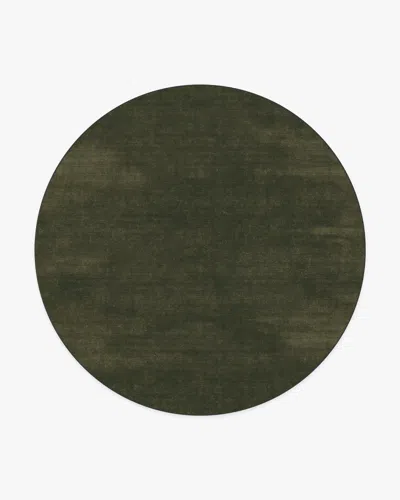 Ruggable Nico Solid Olive Flatwoven Rug In Green