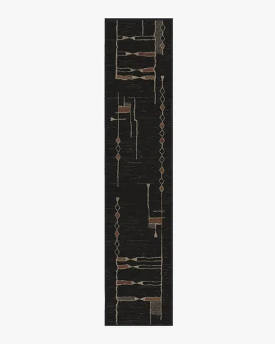 Ruggable Nisa Ink Black Flatwoven Rug By Architectural Digest