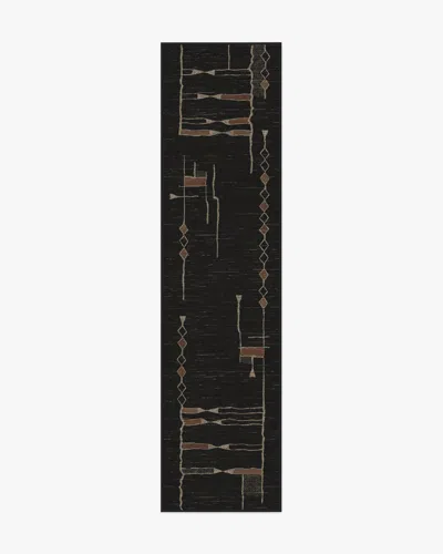 Ruggable Nisa Ink Black Flatwoven Rug By Architectural Digest