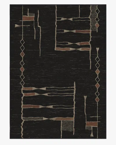 Ruggable Nisa Ink Black Flatwoven Rug By Architectural Digest