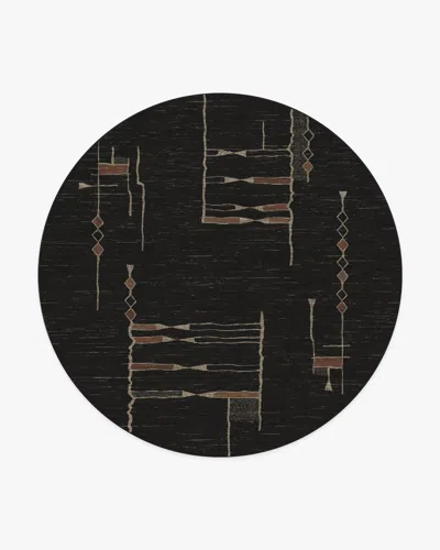 Ruggable Nisa Ink Black Flatwoven Rug By Architectural Digest