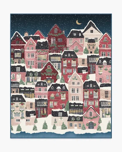 Ruggable Noelle Village Midnight Flatwoven Rug In Multi