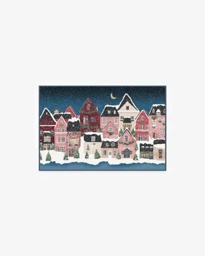 Ruggable Noelle Village Midnight Flatwoven Rug In Multi