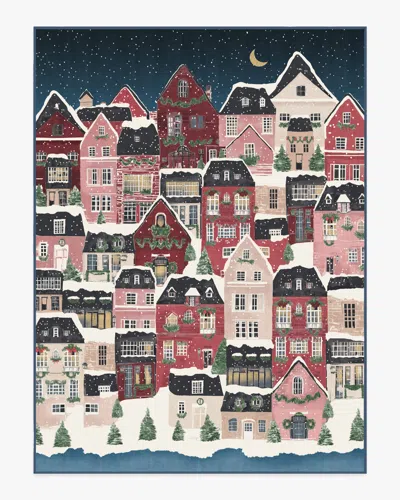 Ruggable Noelle Village Midnight Flatwoven Rug In Multi