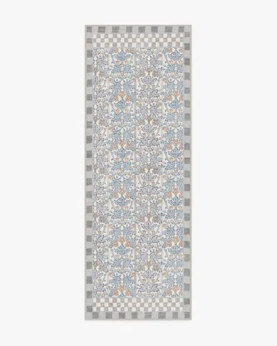 Ruggable Oak & Blossom Grey Flatwoven Rug By Morris & Co. In Gray