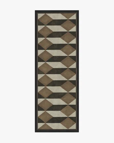 Ruggable Oak Black & Camel Flatwoven Rug By Martyn Lawrence Bullard