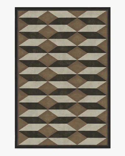 Ruggable Oak Black & Camel Flatwoven Rug By Martyn Lawrence Bullard In Multi