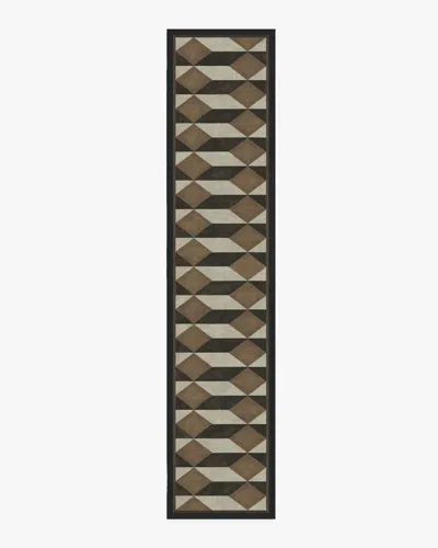 Ruggable Oak Black & Camel Flatwoven Rug By Martyn Lawrence Bullard In Multi