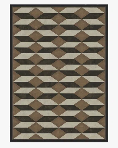 Ruggable Oak Black & Camel Flatwoven Rug By Martyn Lawrence Bullard In Multi