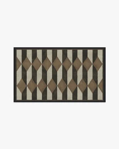 Ruggable Oak Black & Camel Flatwoven Rug By Martyn Lawrence Bullard In Multi