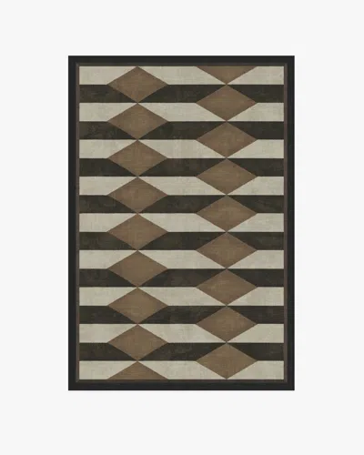 Ruggable Oak Black & Camel Flatwoven Rug By Martyn Lawrence Bullard In Multi