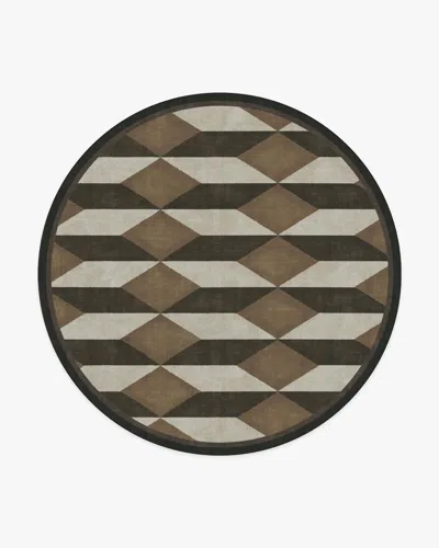 Ruggable Oak Black & Camel Flatwoven Rug By Martyn Lawrence Bullard In Multi
