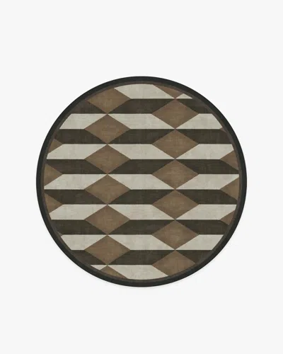 Ruggable Oak Black & Camel Flatwoven Rug By Martyn Lawrence Bullard In Multi