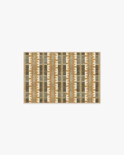 Ruggable Olin Ochre Flatwoven Rug In Multi