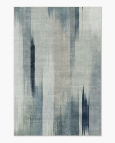 Ruggable Ombrã© Mirage Grey Flatwoven Rug In Blue