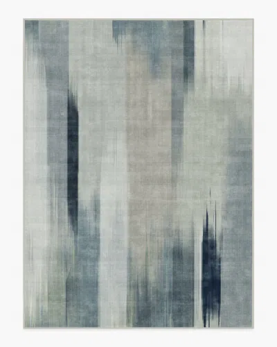 Ruggable Ombrã© Mirage Grey Flatwoven Rug In Blue