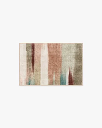 Ruggable Ombrã© Mirage Terracotta & Teal Flatwoven Rug In Brown
