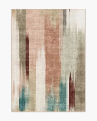 Ruggable Ombrã© Mirage Terracotta & Teal Flatwoven Rug In Multi