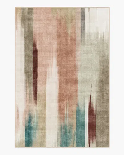 Ruggable Ombrã© Mirage Terracotta & Teal Flatwoven Rug In Multi