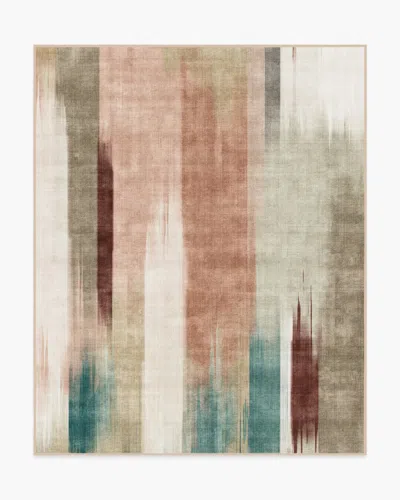 Ruggable Ombrã© Mirage Terracotta & Teal Flatwoven Rug In Multi