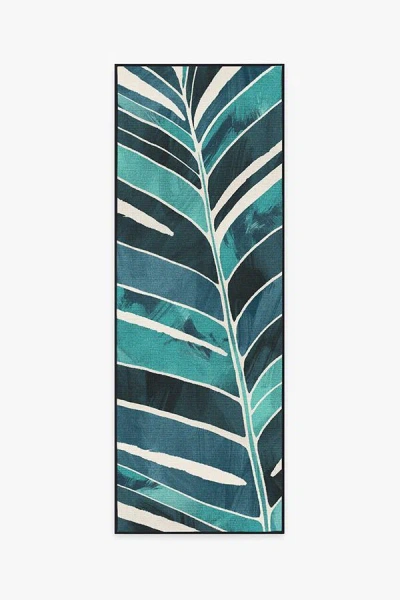 Ruggable Ombra Teal Outdoor Rug In Blue