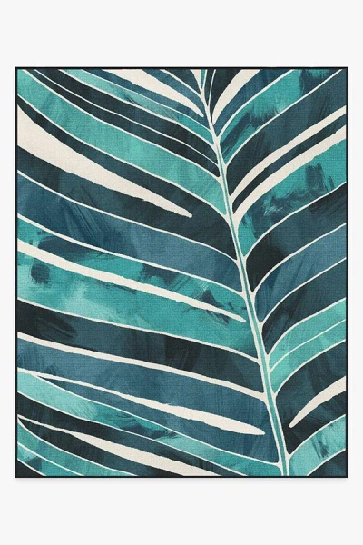 Ruggable Ombra Teal Outdoor Rug In Blue